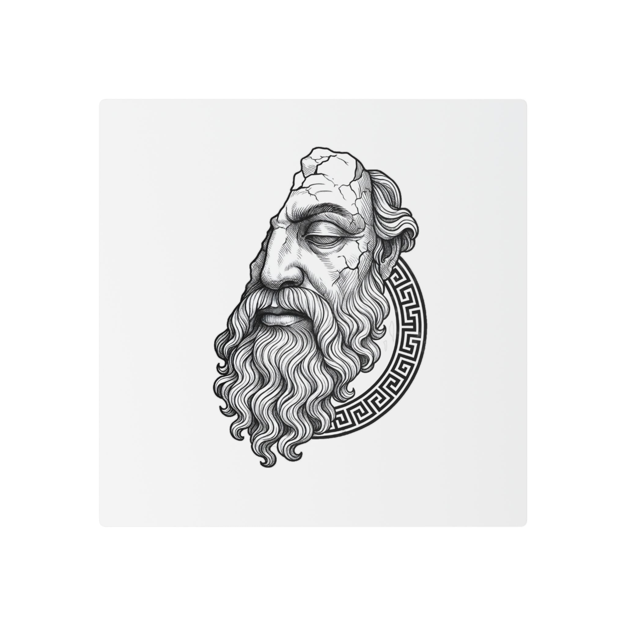 Temporary Tattoos, Greek God Statue Temporary Tattoo
