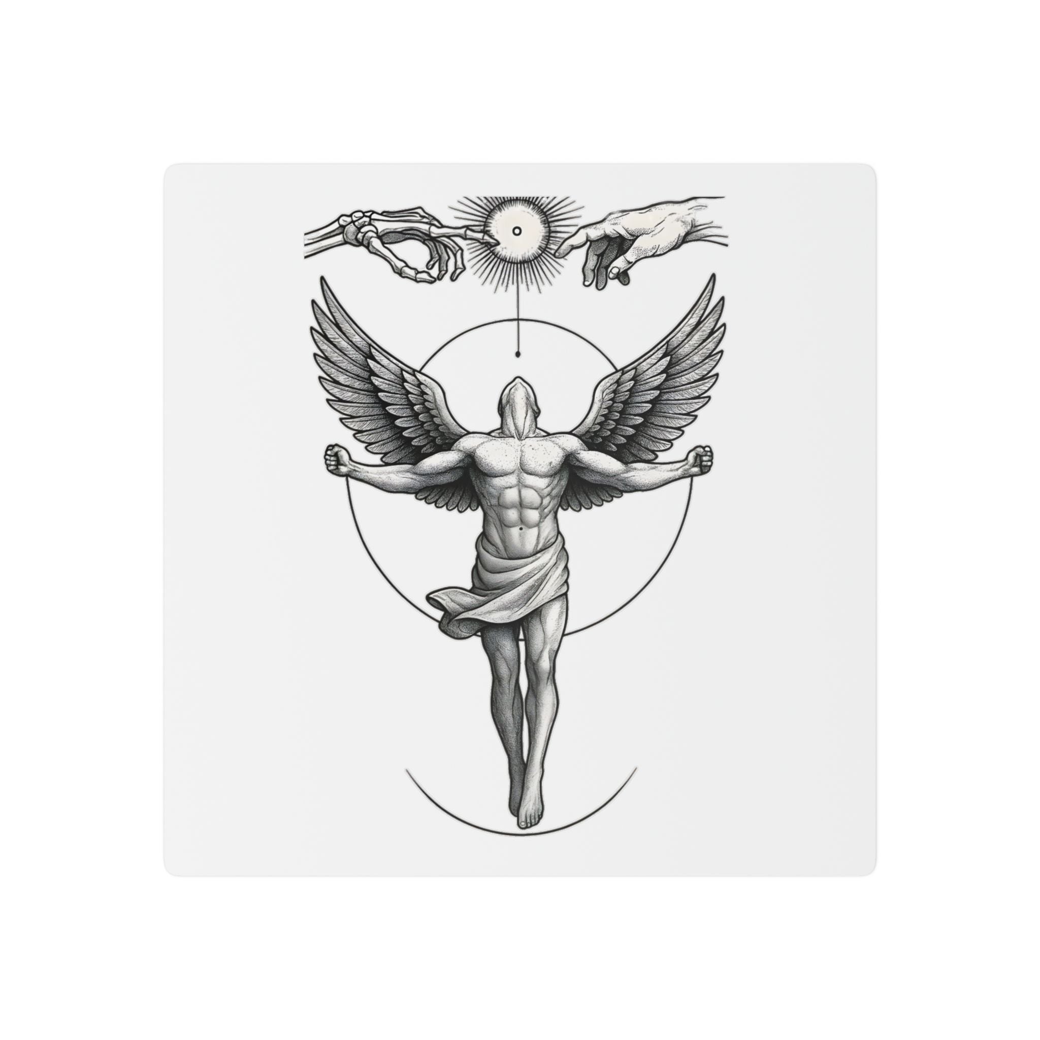 Temporary Tattoos, Angel Figure Temporary Tattoo