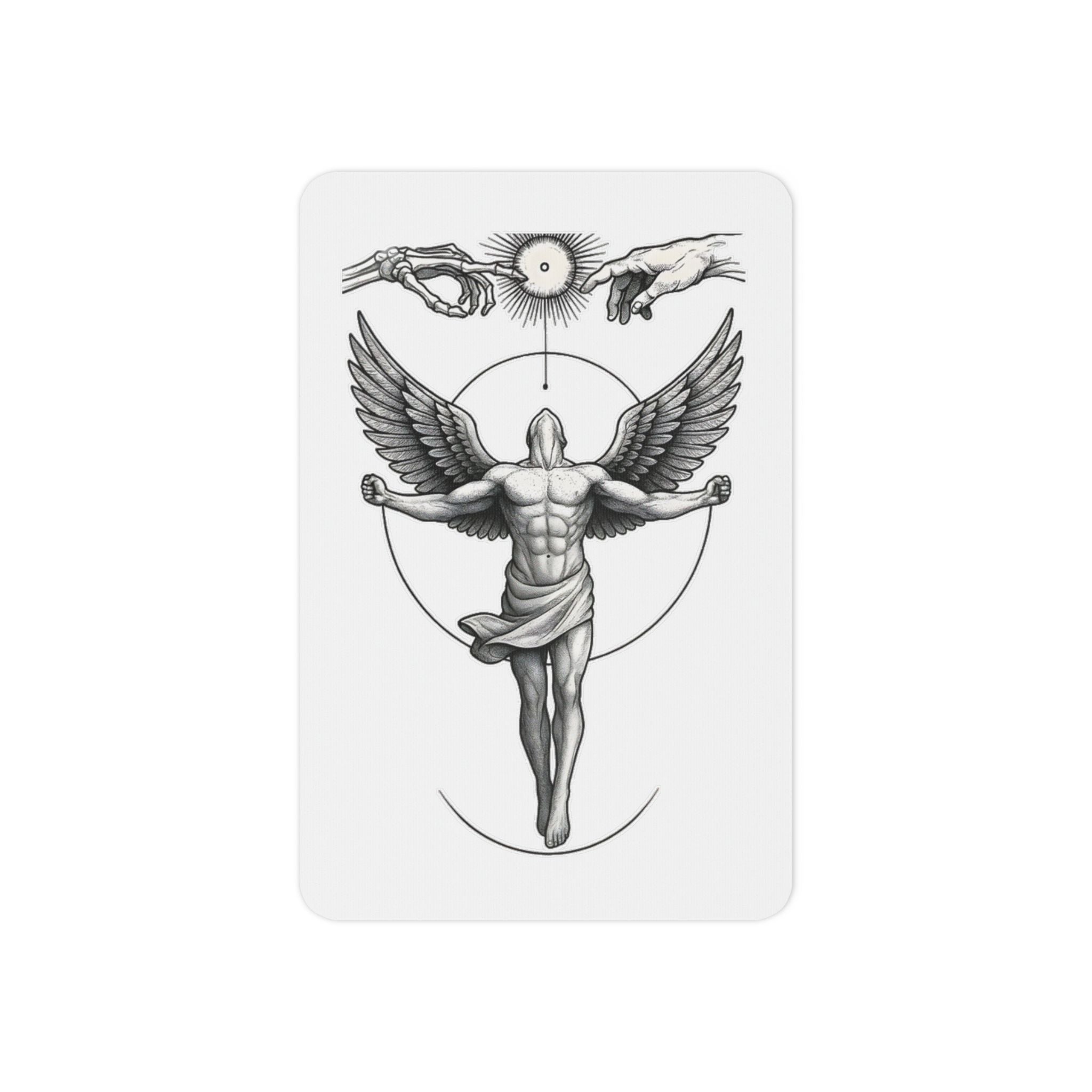 Temporary Tattoos, Angel Figure Temporary Tattoo