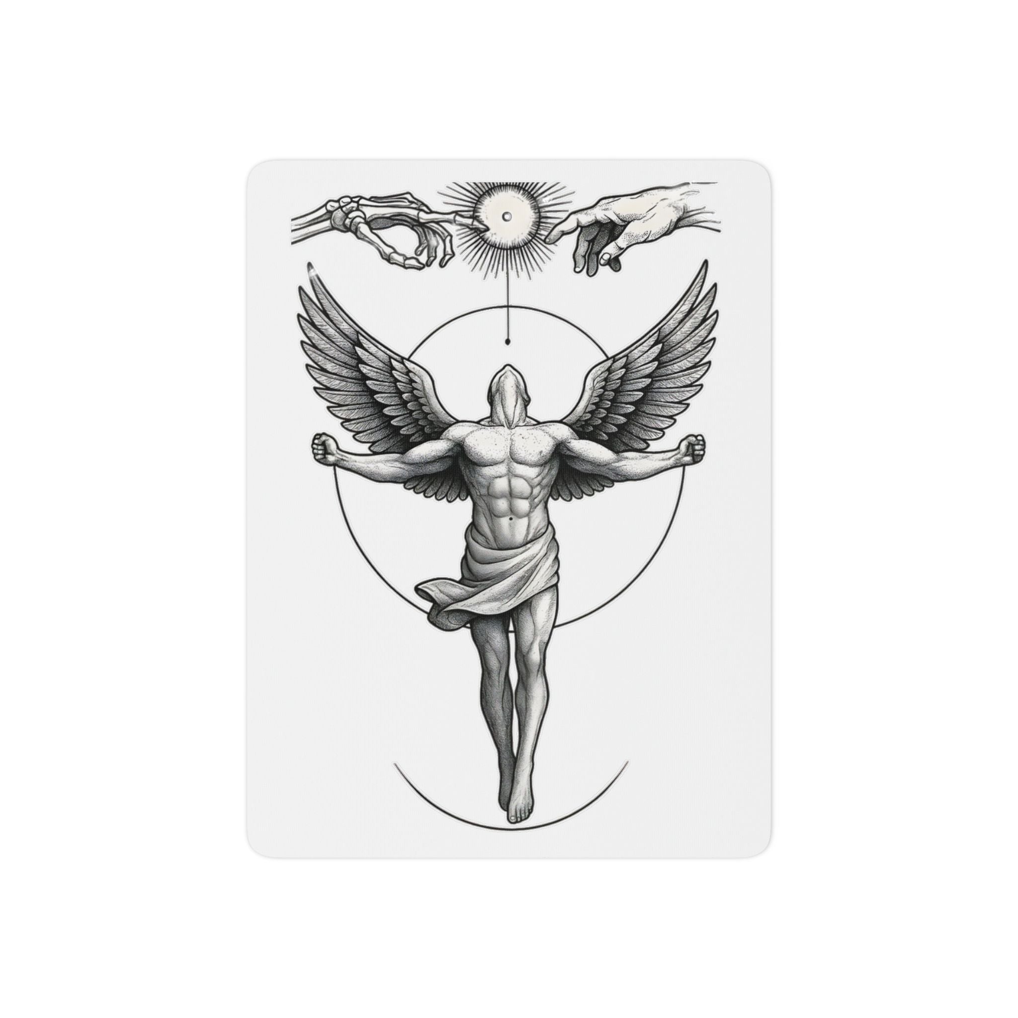 Temporary Tattoos, Angel Figure Temporary Tattoo