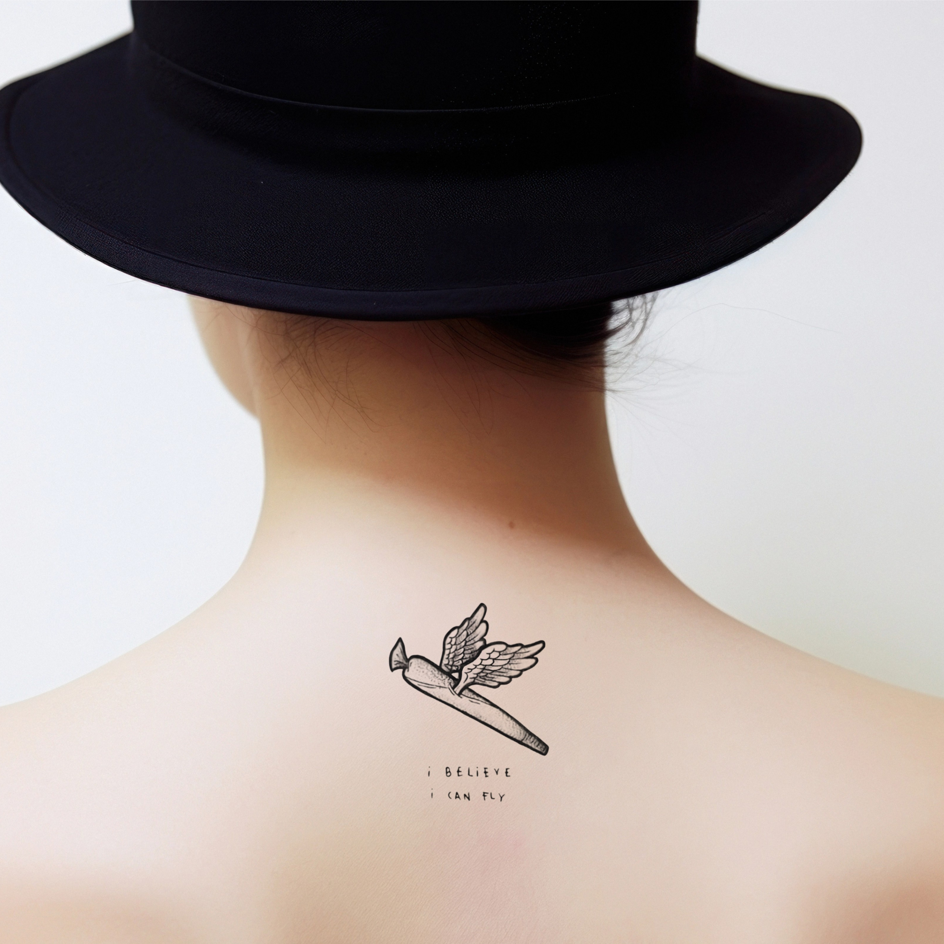 Temporary Tattoos - Flying Joint Weed Temporary Tattoo