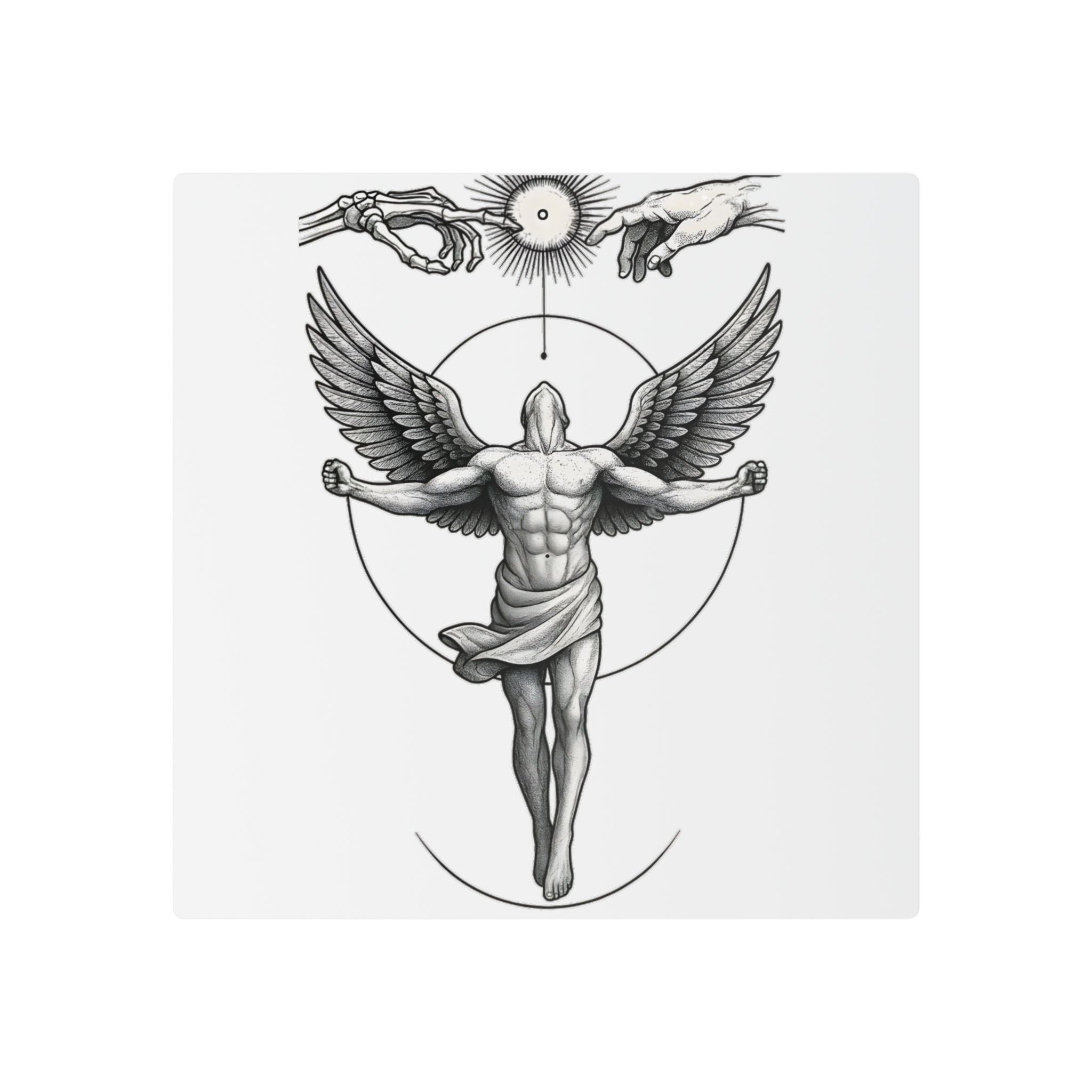 Temporary Tattoos, Angel Figure Temporary Tattoo