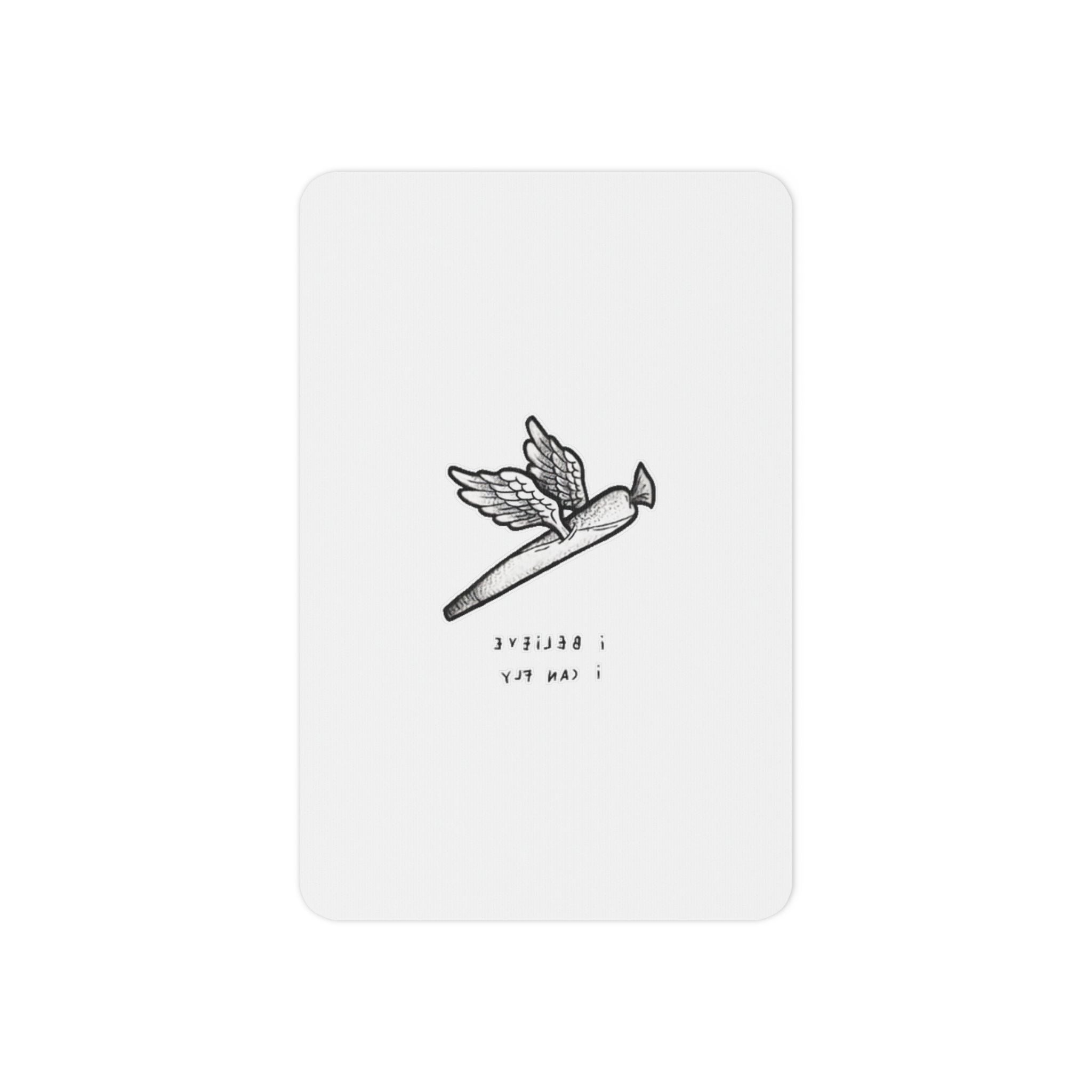 Temporary Tattoos - Flying Joint Weed Temporary Tattoo