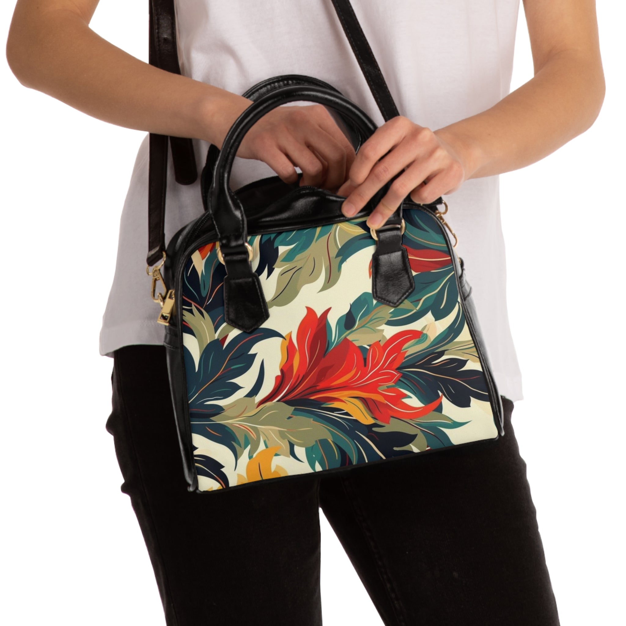 Leather Shoulder Handbags | PINKKODE