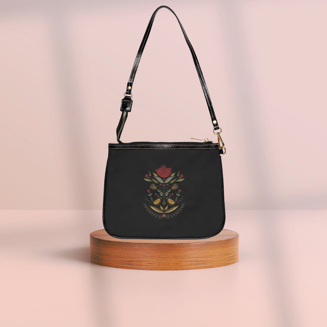Small Black Shoulder Bag | PINKKODE