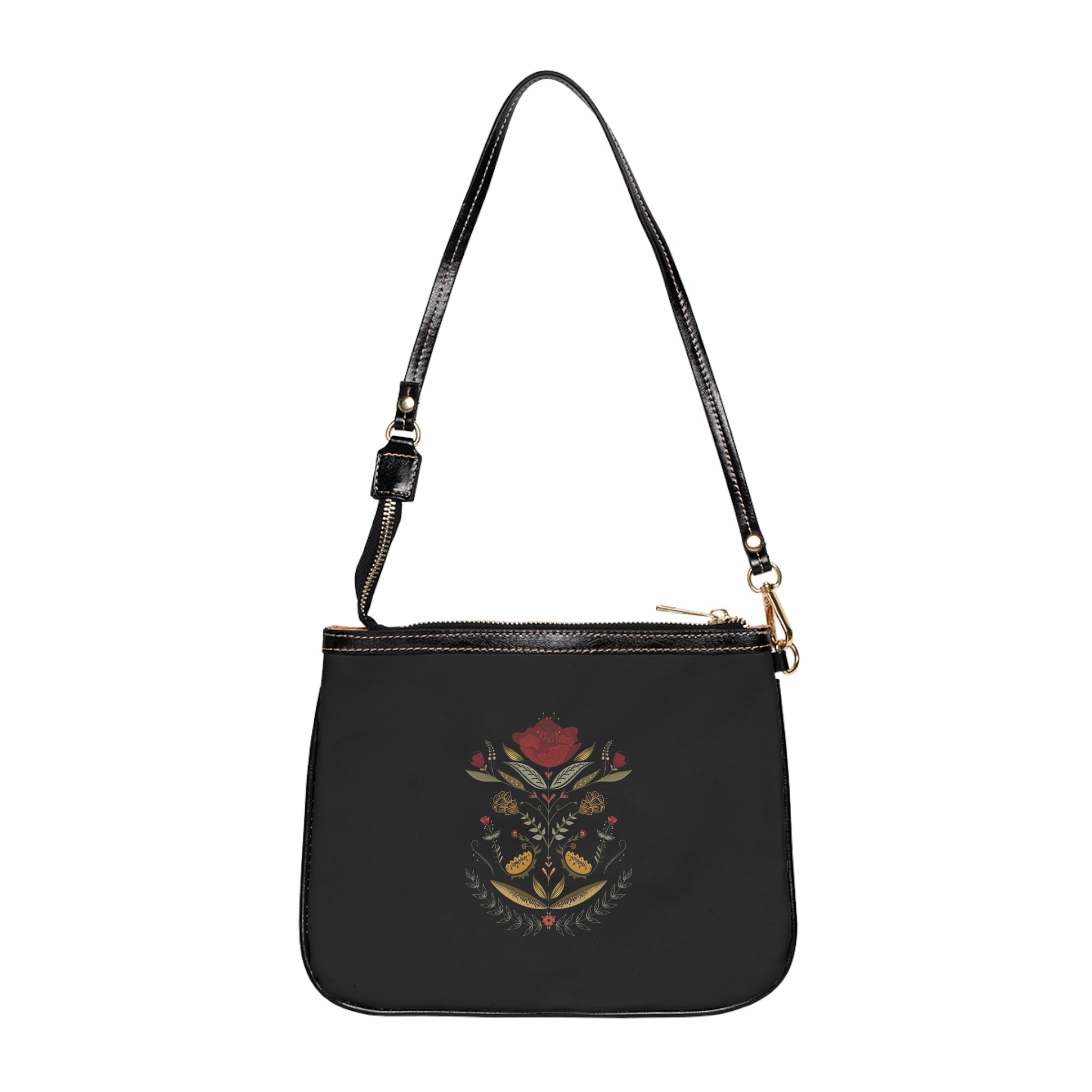 Small Black Shoulder Bag | PINKKODE