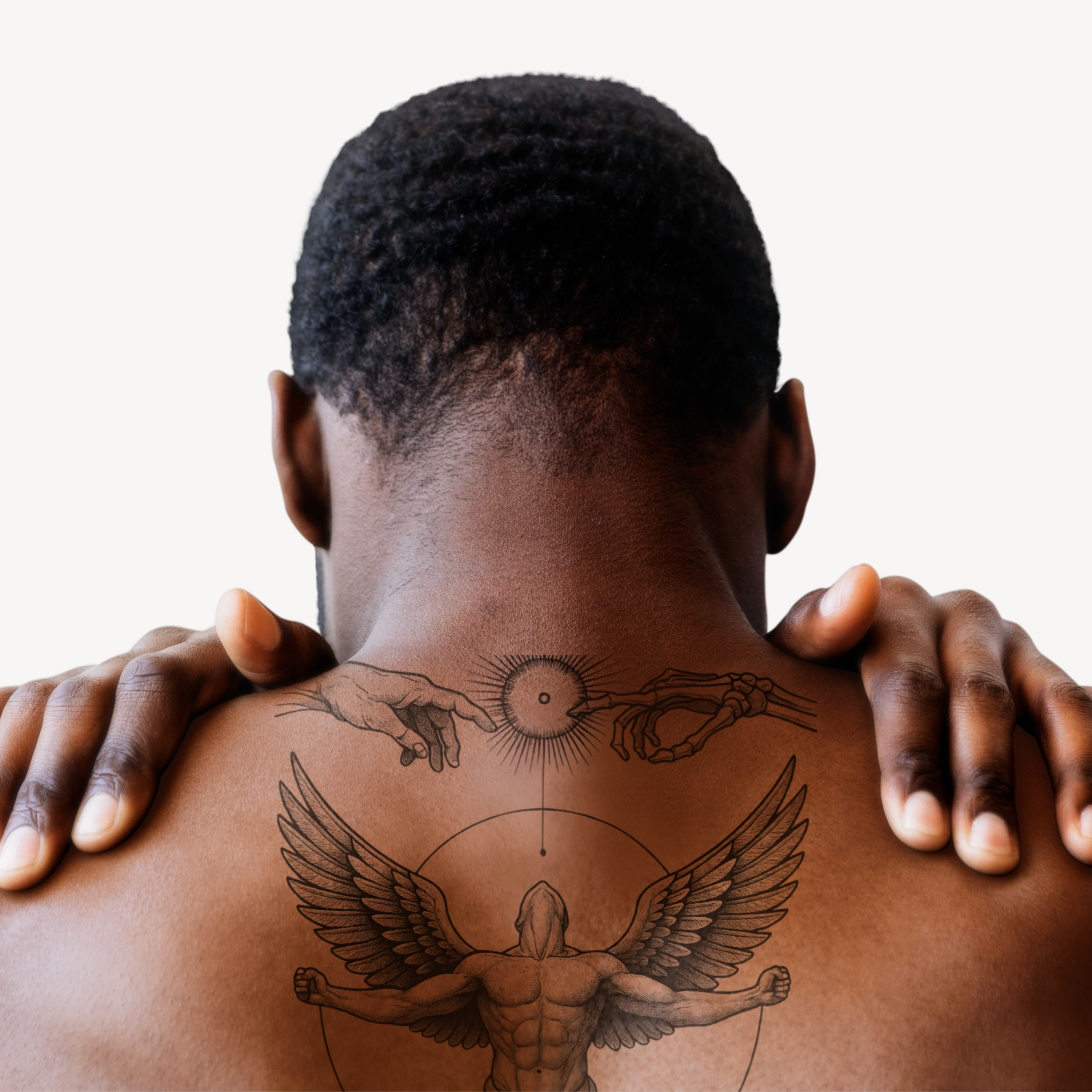 Temporary Tattoos, Angel Figure Temporary Tattoo